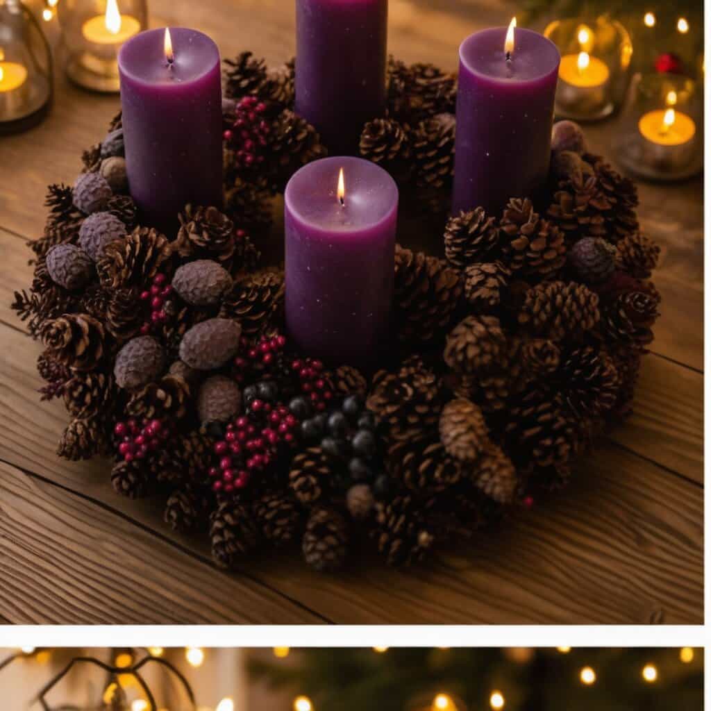 Adventskranz Nordlicht – Detailansicht 2