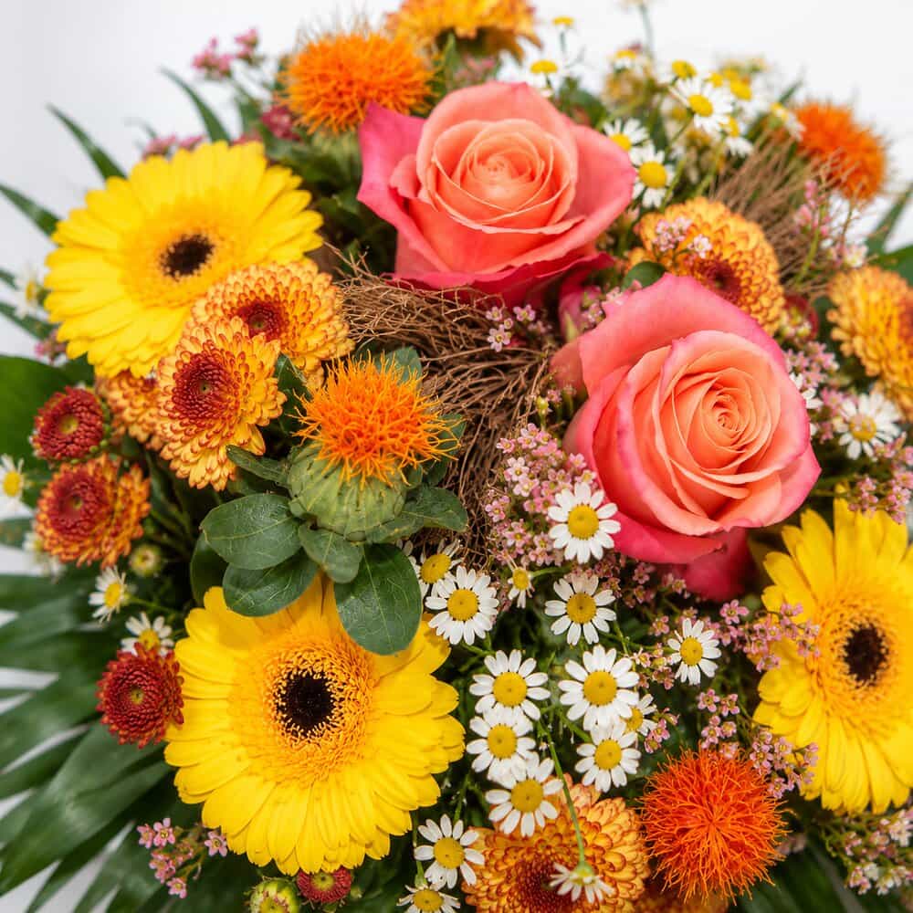 Jody – Sommerstrauß in Gelb & Orange – Detailansicht 2