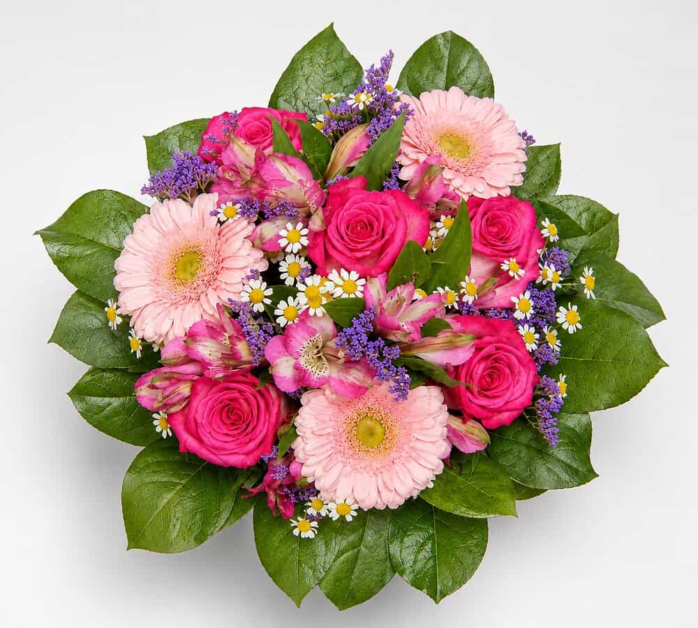 Lena – Geburtstagsstrauß in Rosa & Lila – Blumenstrauß vom Münchner Floristen