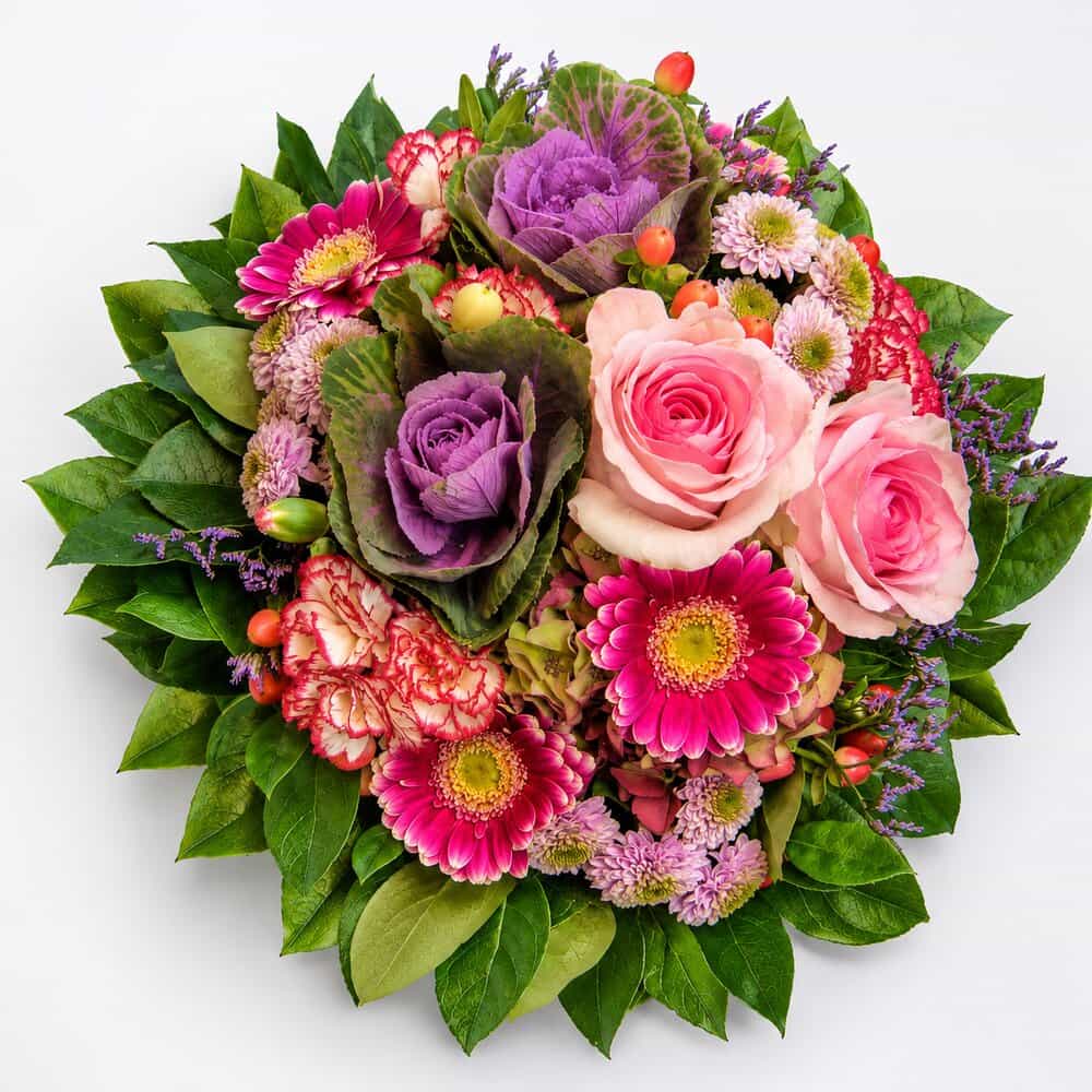 Romy – Wiesenstrauß in Rosa & Lila – Blumenstrauß vom Münchner Floristen