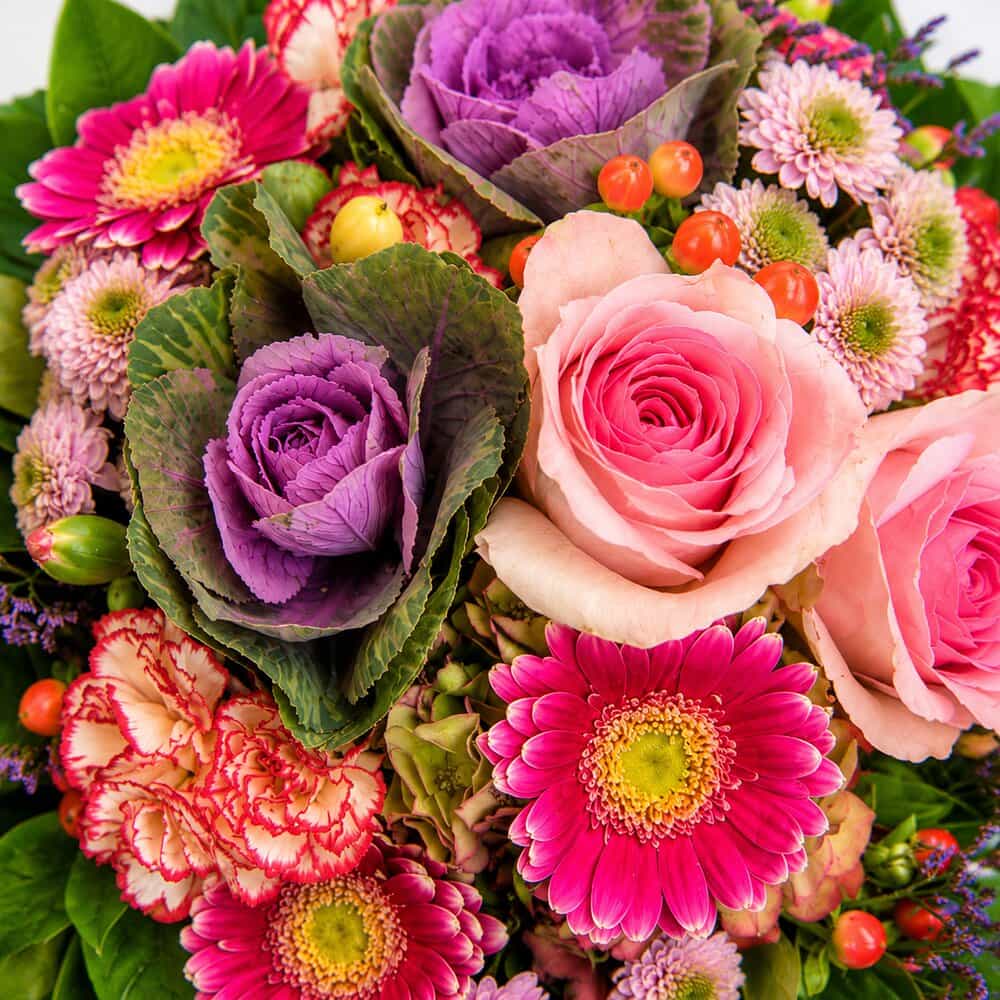 Romy – Wiesenstrauß in Rosa & Lila – Detailansicht 2