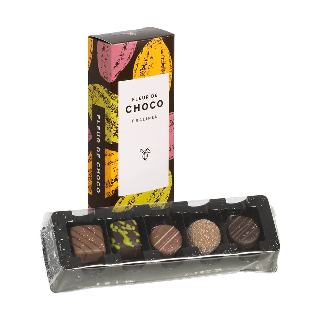 Fleur de Choco Pralinen – frisch gebundener Blumenstrauß