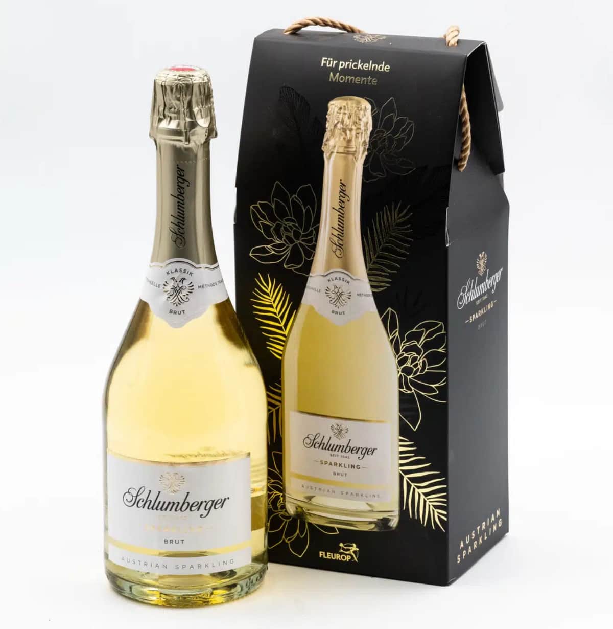 Prosecco – frisch gebundener Blumenstrauß