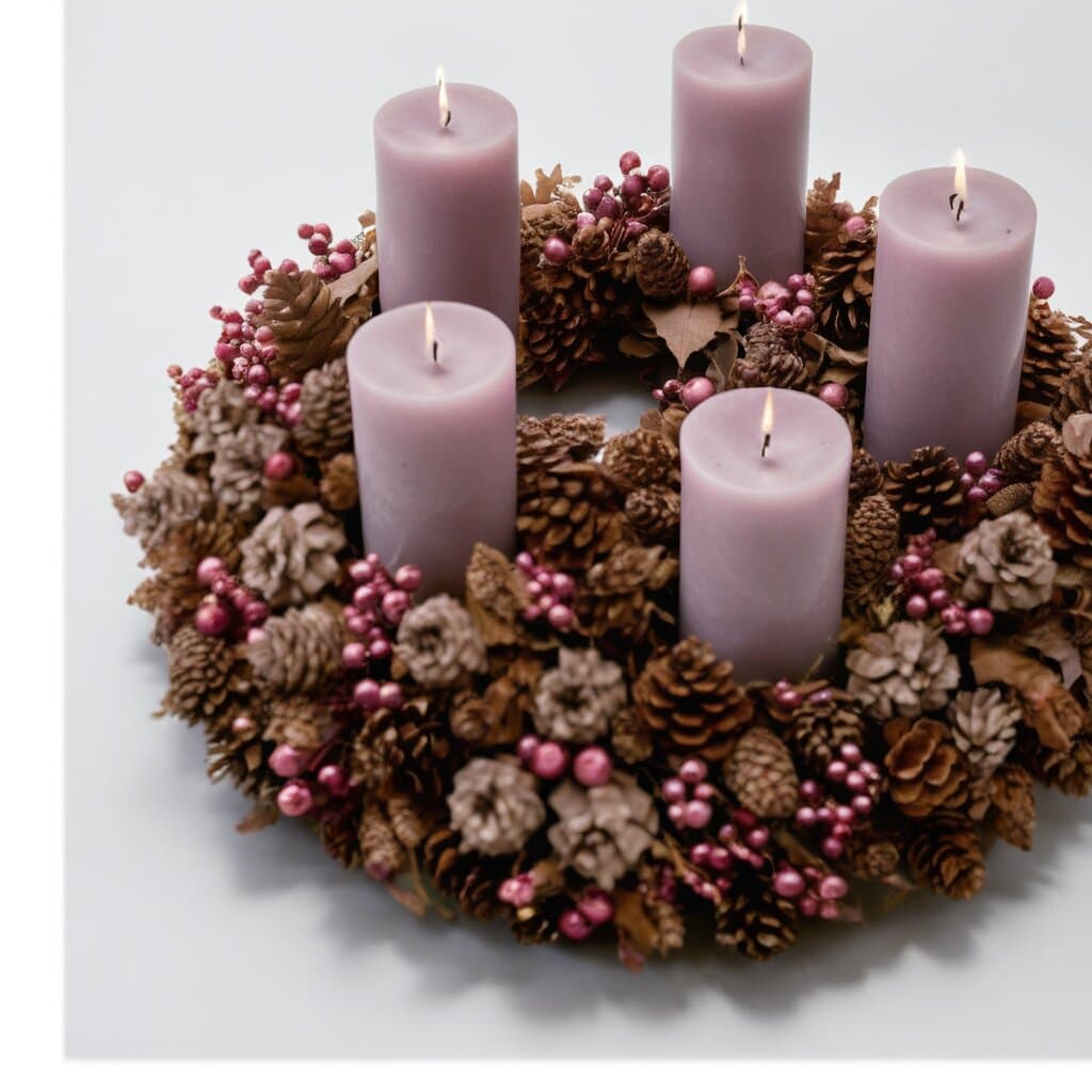 Adventskranz Dämmerstunde – Blumenstrauß vom Münchner Floristen