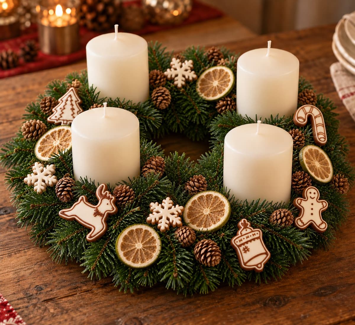 Adventskranz Flockentanz