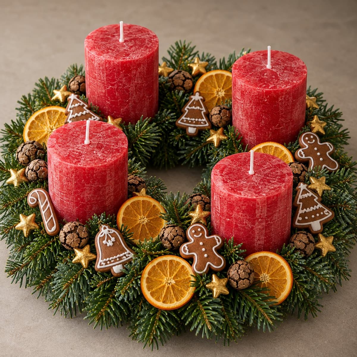 Adventskranz Stubenwärme