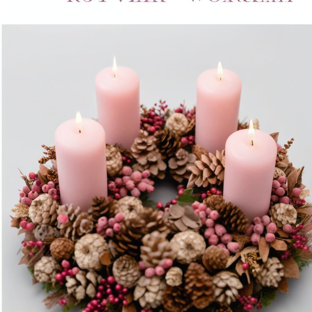 Adventskranz Winterrose – Blumenstrauß vom Münchner Floristen
