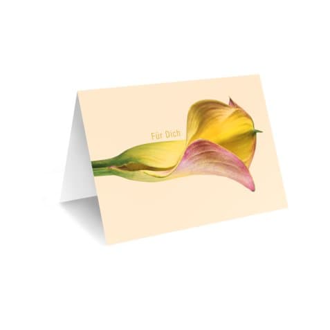 Grußkarte "Calla" – Blumenstrauß vom Münchner Floristen