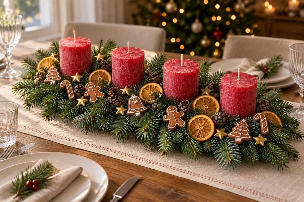 Adventsgesteck Stubenwärme