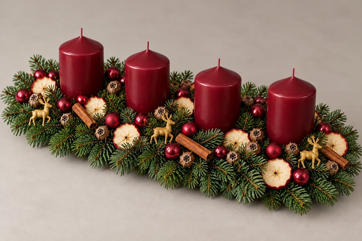 Adventsgesteck Waldesruh