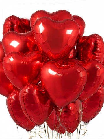 blumen verschicken online Herz ballon